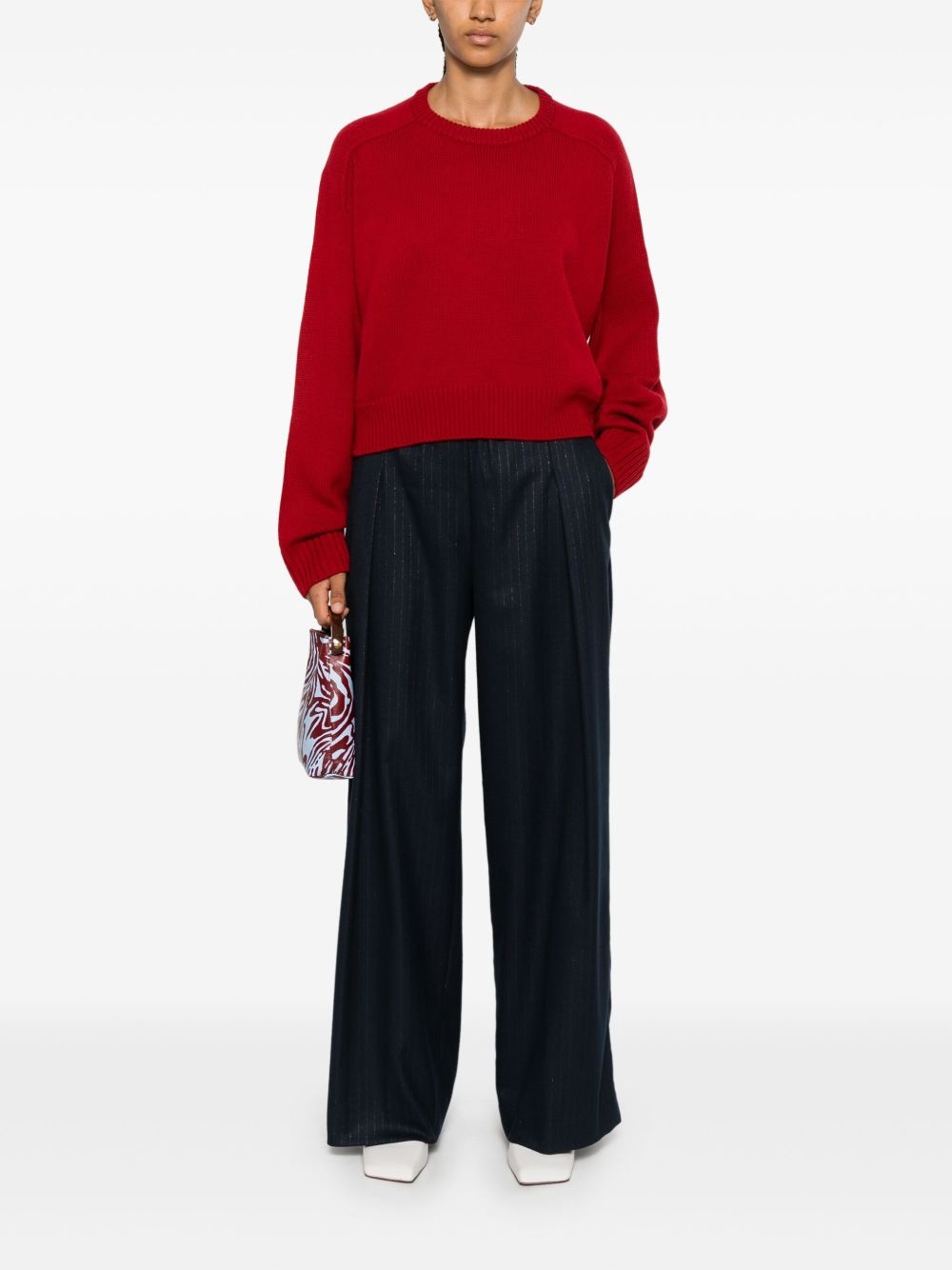 logo-embroidered sweater - 2