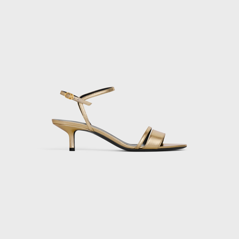 CELINE KITTEN SANDAL in LAMINATED LAMBSKIN 1