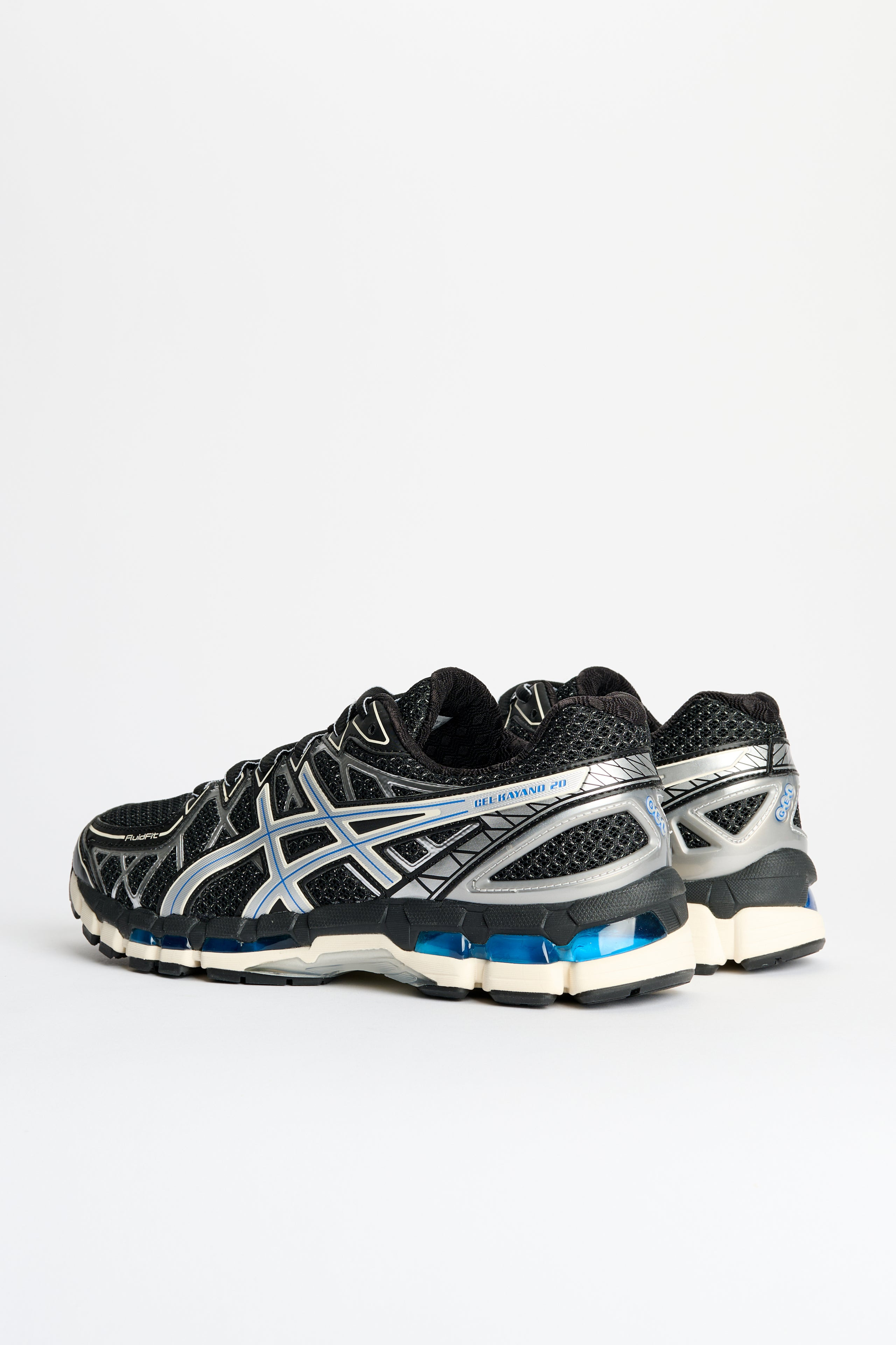 ASICS GEL-KAYANO 20 BLACK / PURE SILVER - 4