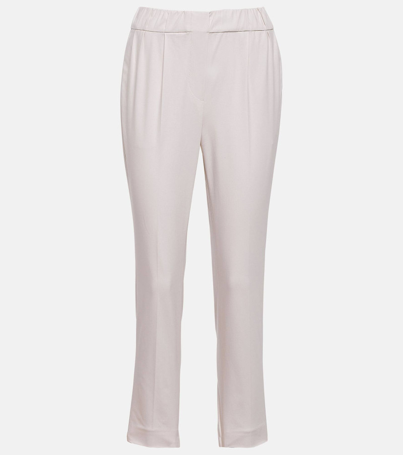 Pull Up low-rise slim pants - 1
