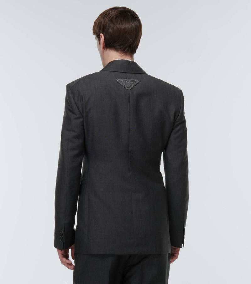 logo-patch single-breasted blazer 4