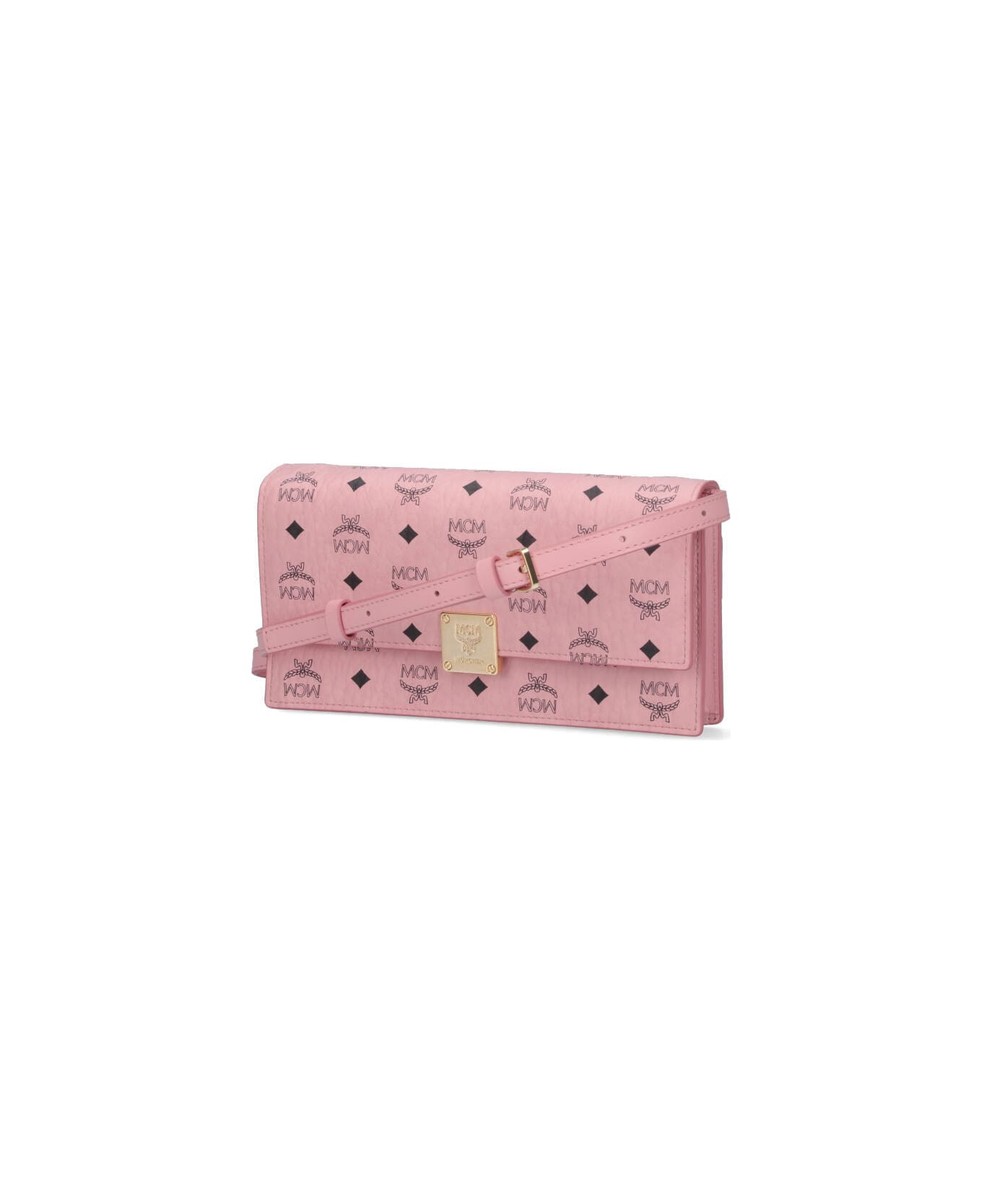 Large Wallet With Logo Shoulder Strap - 2