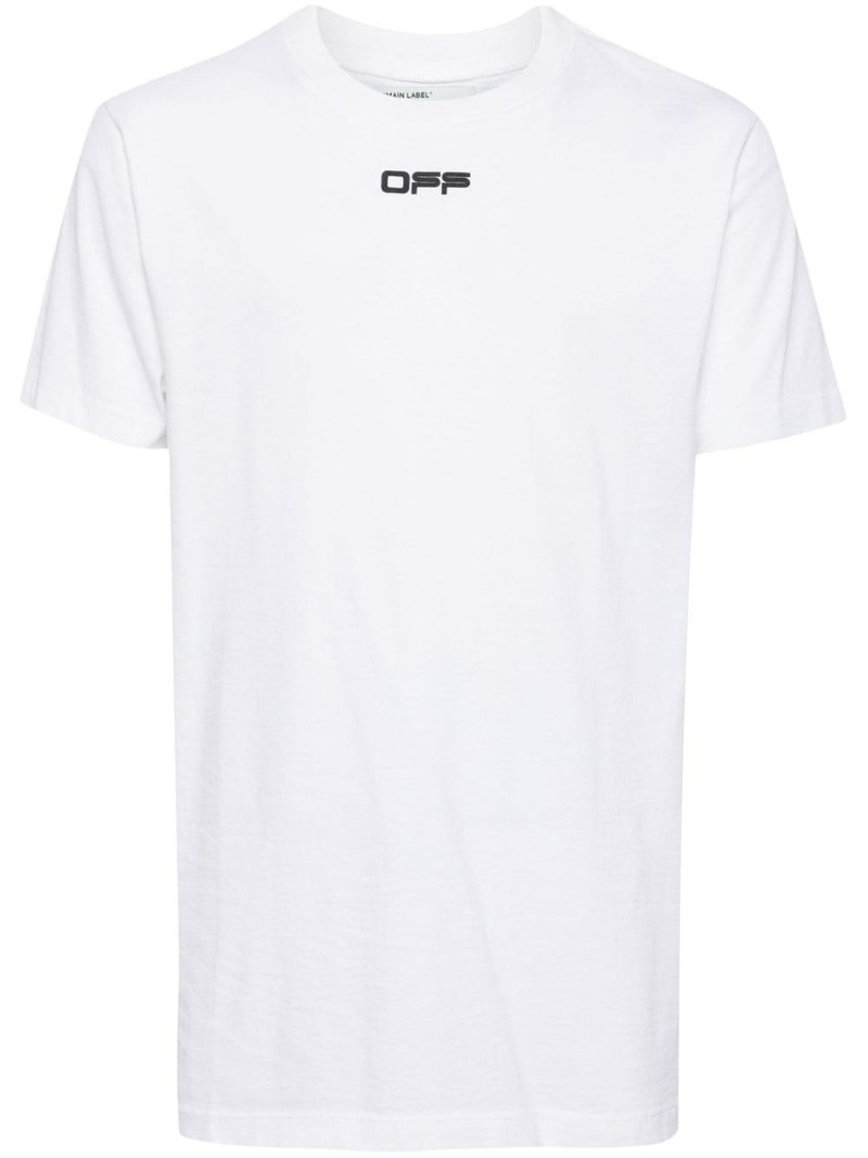 logo-print cotton T-shirt - 1