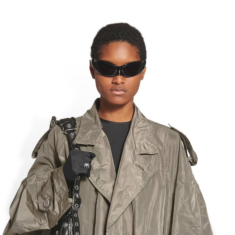 Bb Icon Open Ring  in Antique Silver 4