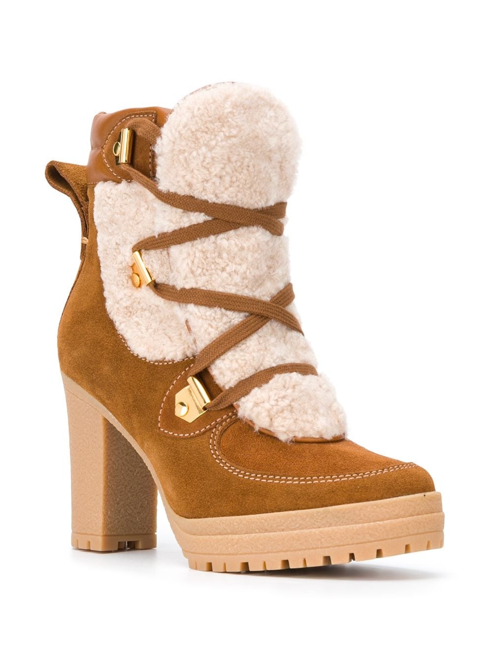 heeled suede ankle boots - 2