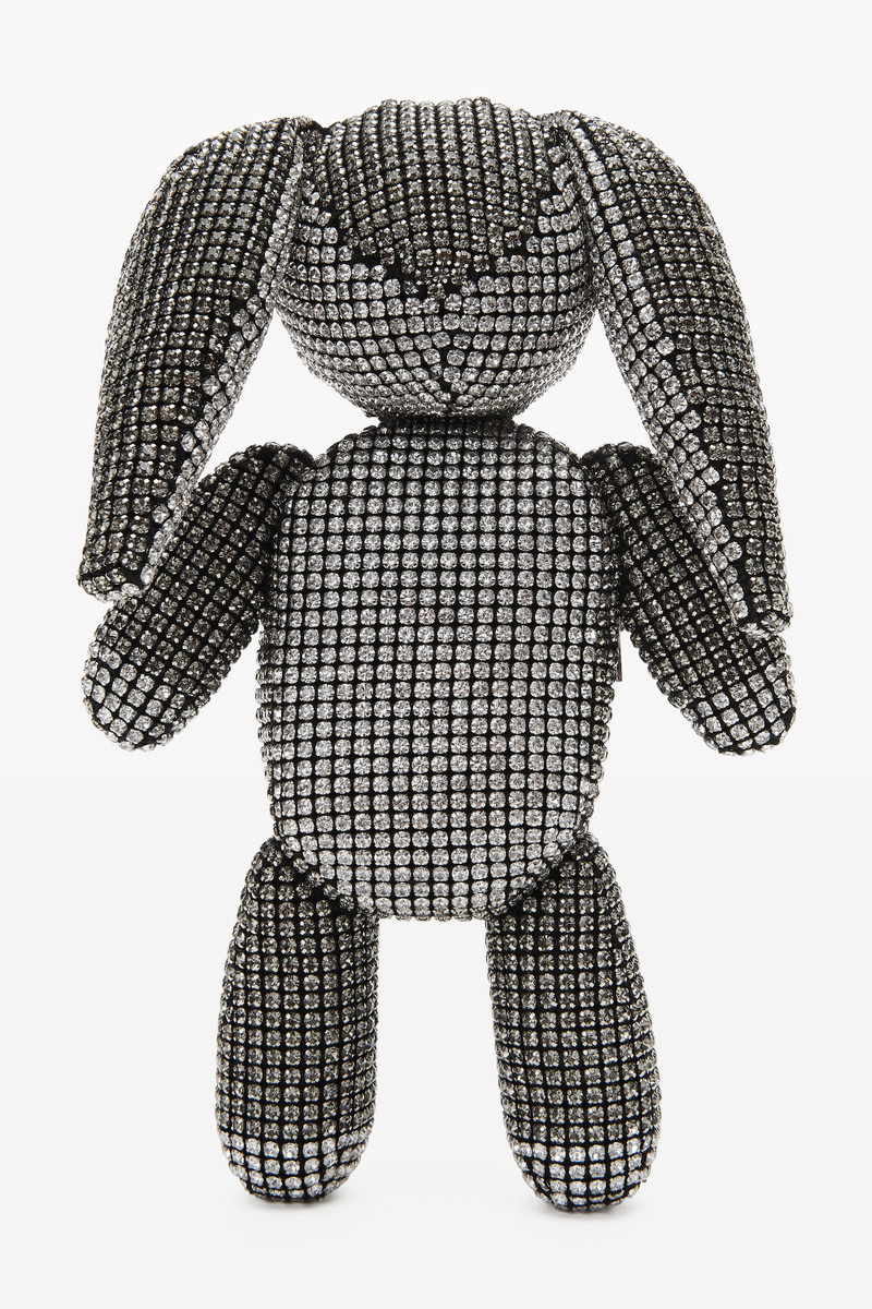 RABBIT WRISTLET IN CRYSTAL MESH 5