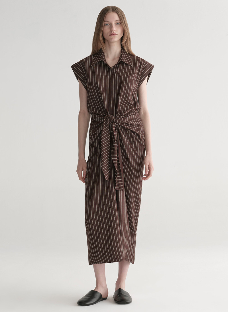 A.L.C. Emilia Striped Midi Dress outlook