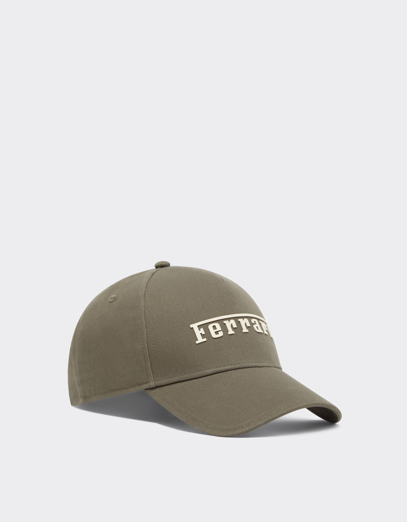 Ferrari Baseball cap with rubberized Ferrari logo outlook