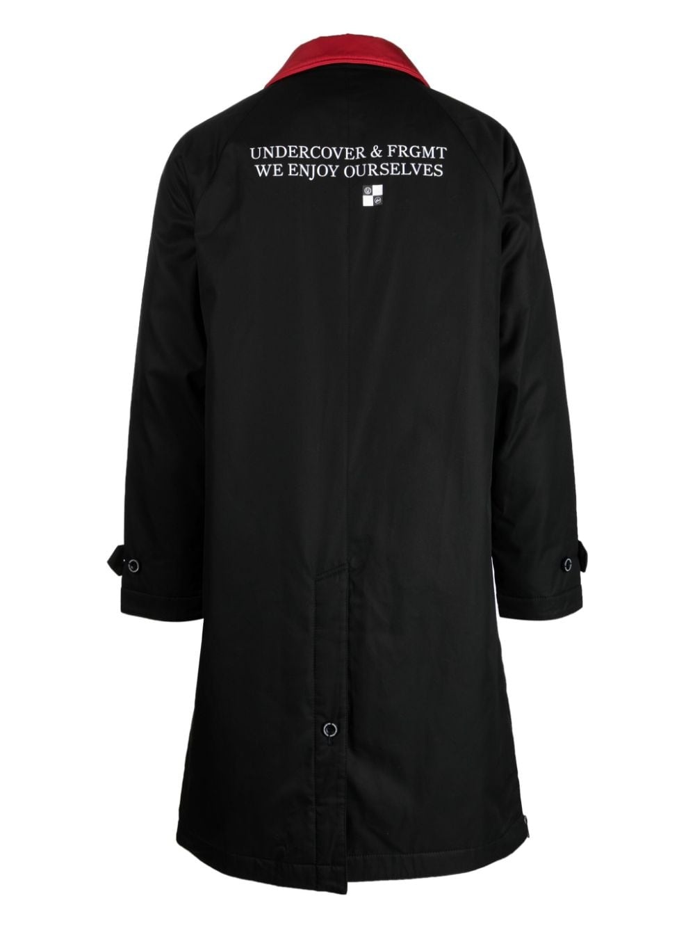 x FRGMT logo-print parka coat - 2