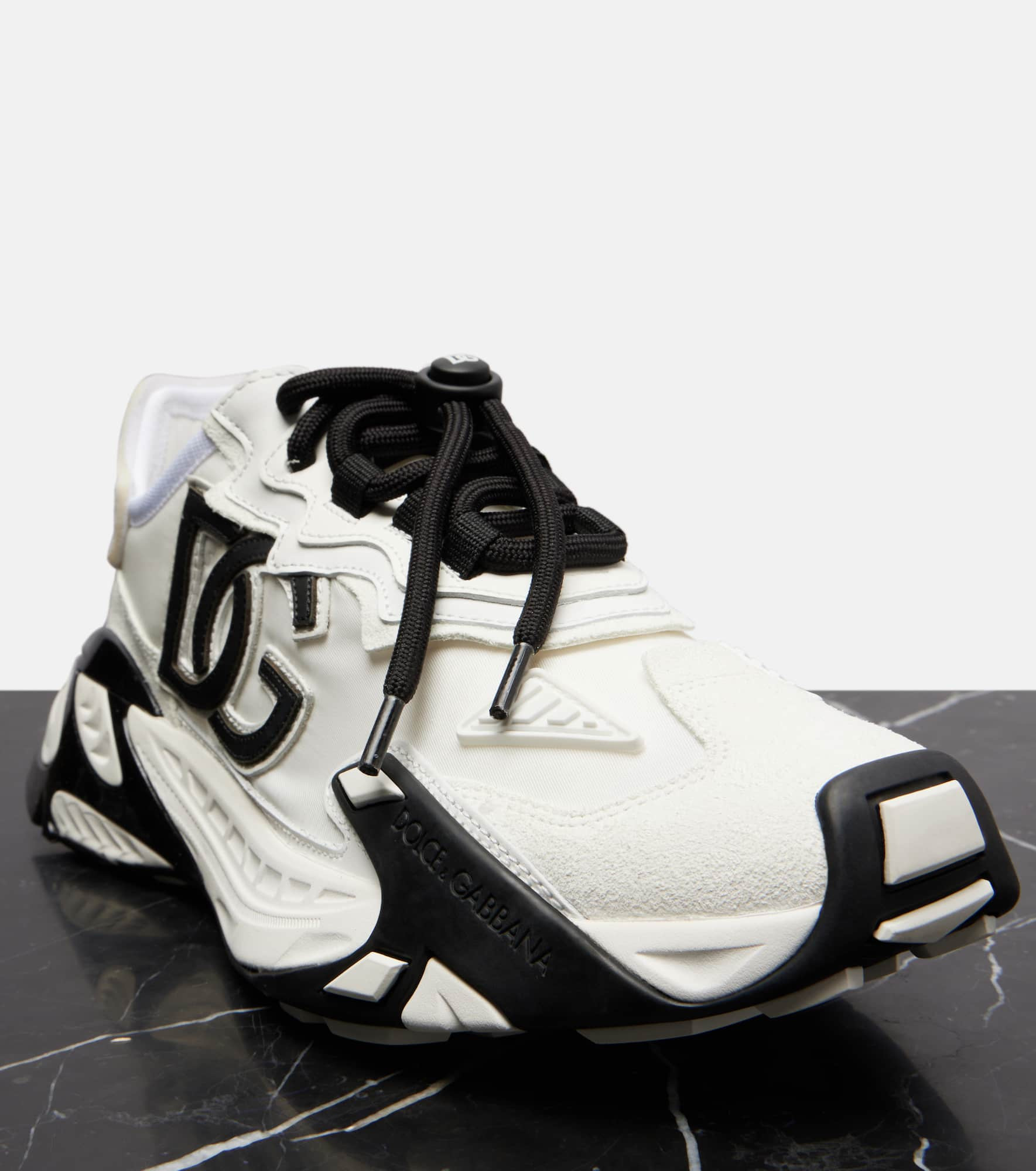 Day Faster DG suede-trimmed sneakers - 5