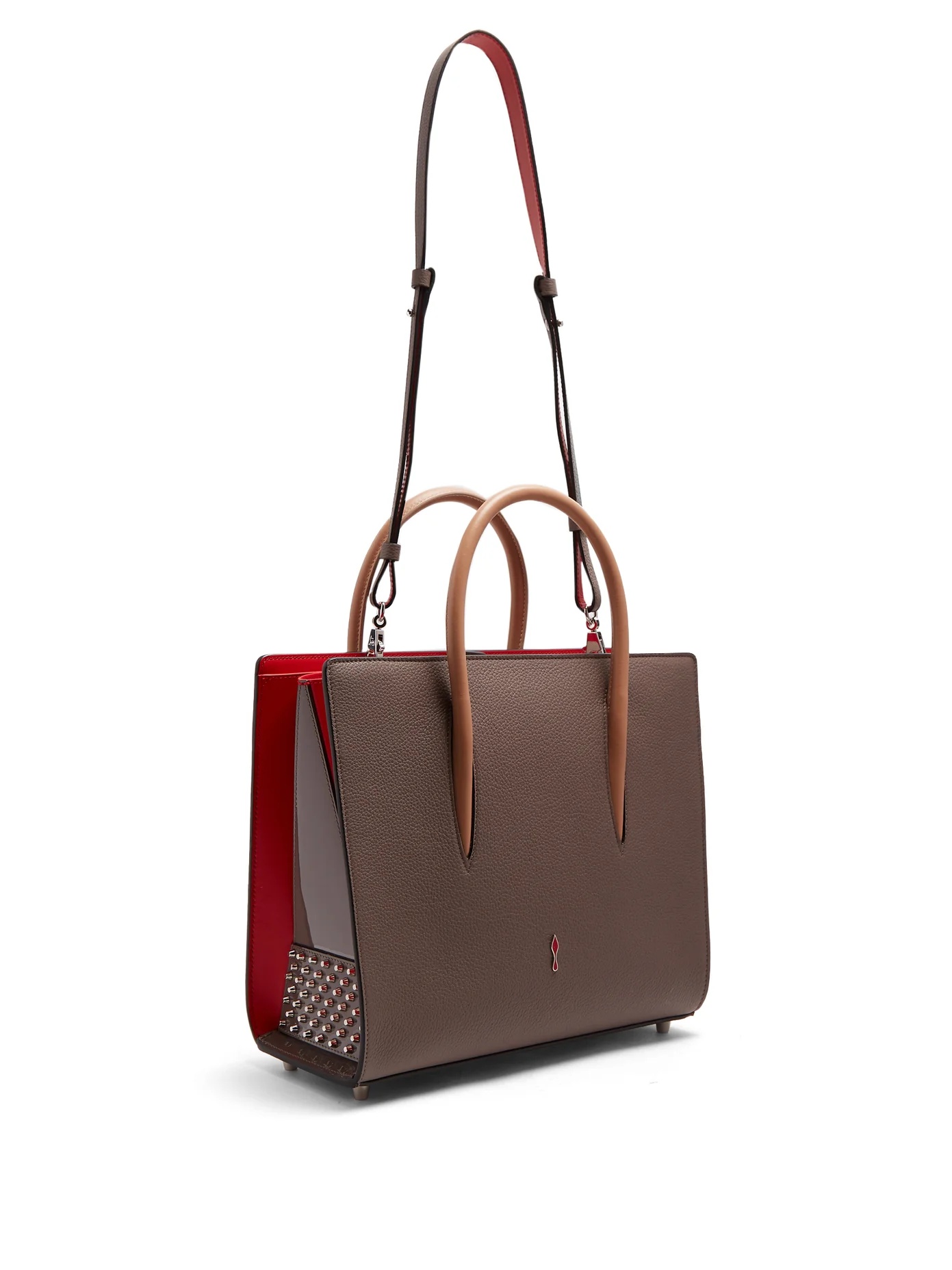 Paloma medium grained-leather tote - 4