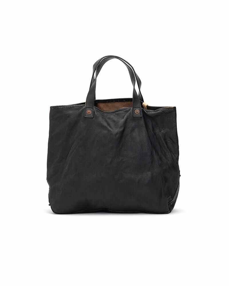 visvim RIVET TOTE DMGD (IT VEG.H) BLACK outlook