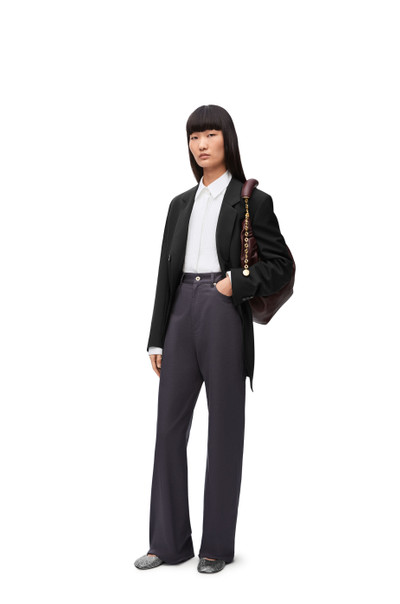 Loewe High waisted trousers in cotton outlook