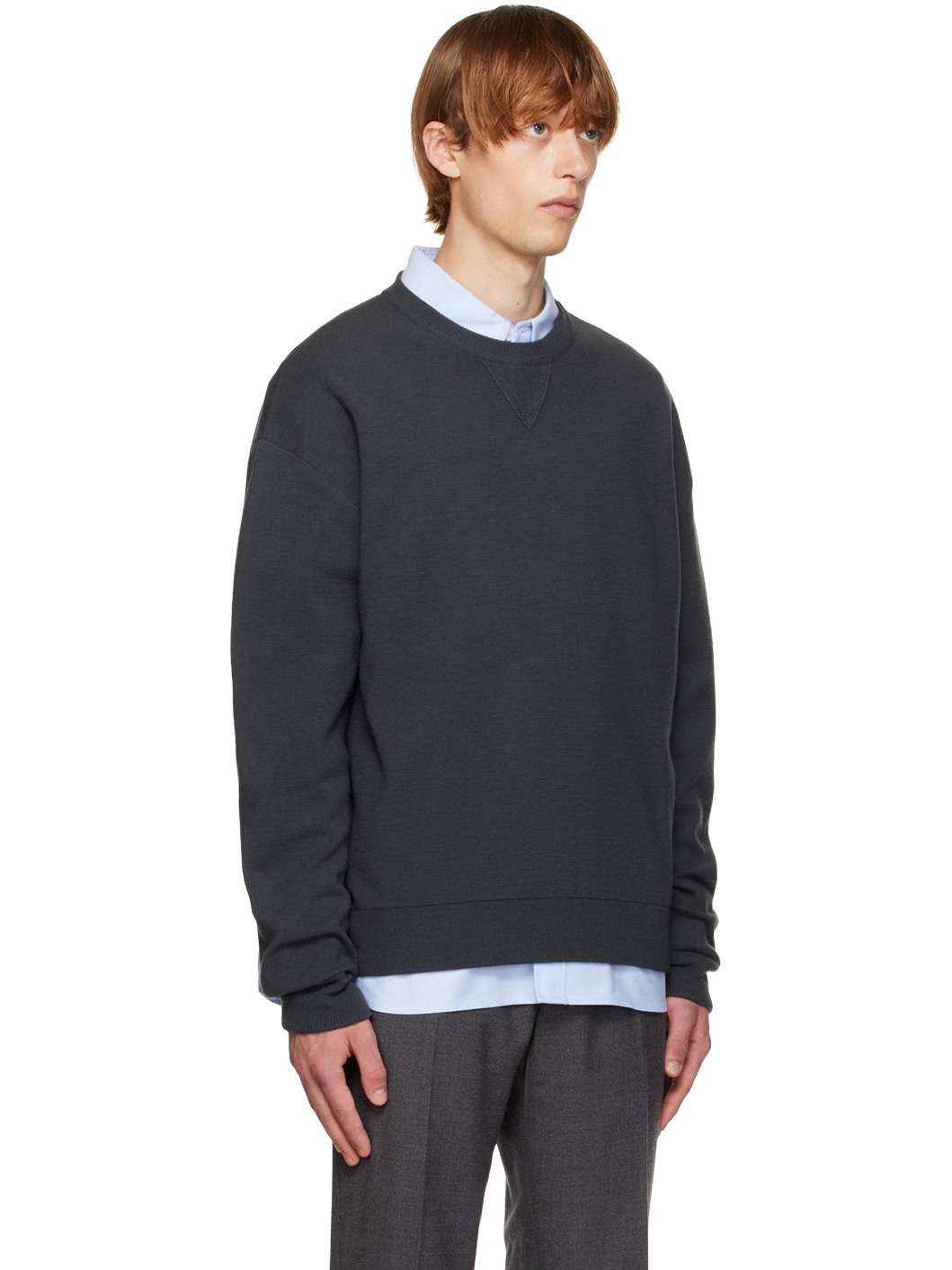 Gray Wool Sweater - 2