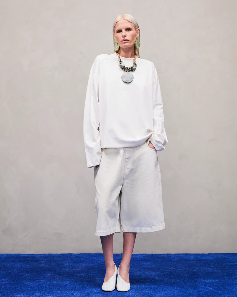 entire studios HEAVY LONG SLEEVE WHITE outlook