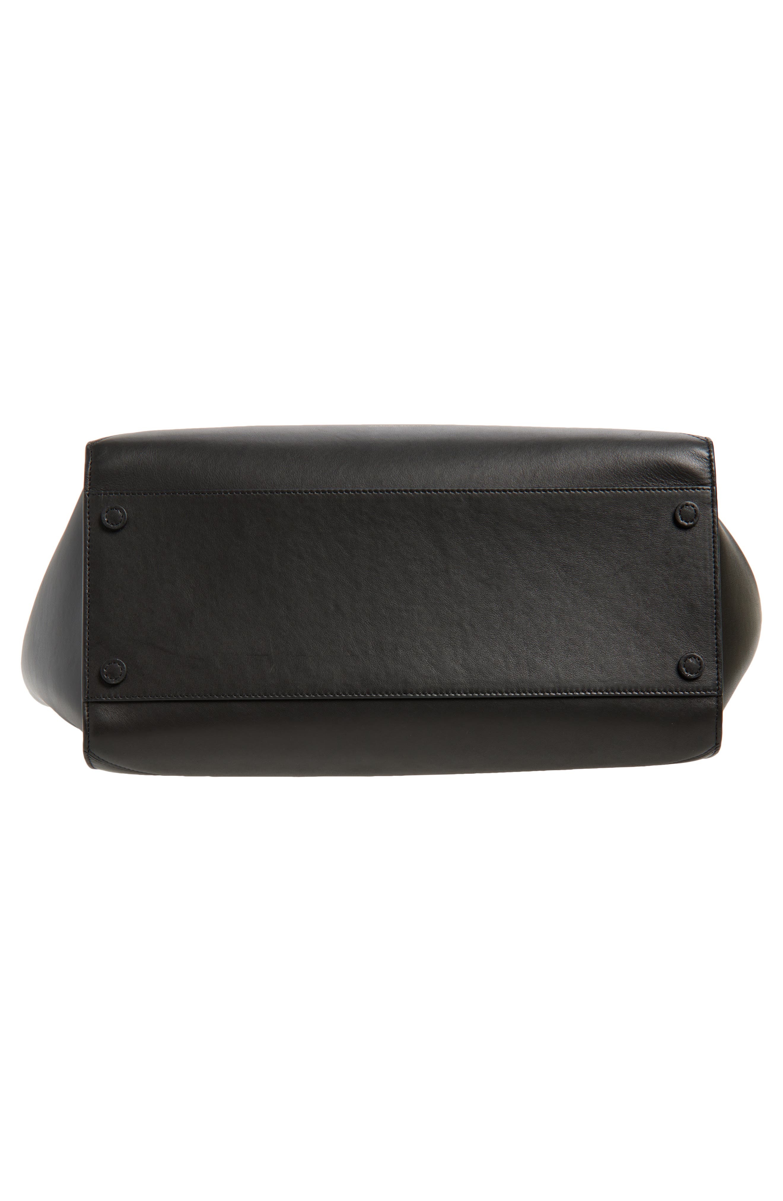 Victoria Beckham Victoria Leather Tote in Black at Nordstrom - 7
