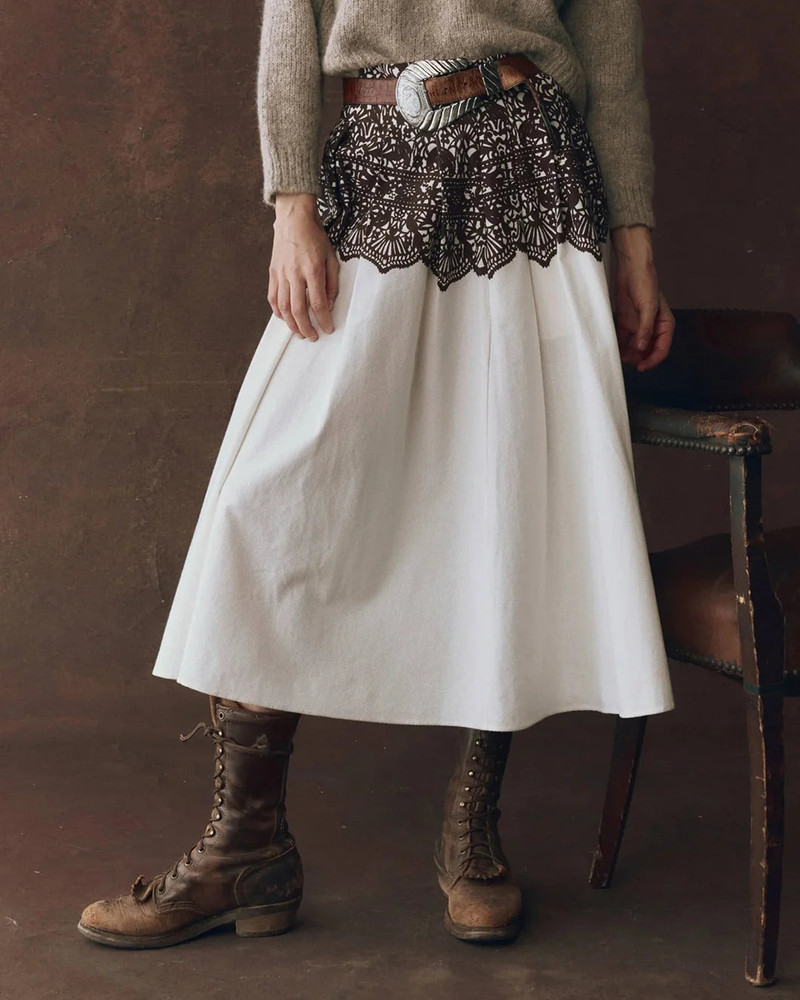 THE GREAT. THE REGENCY SKIRT outlook