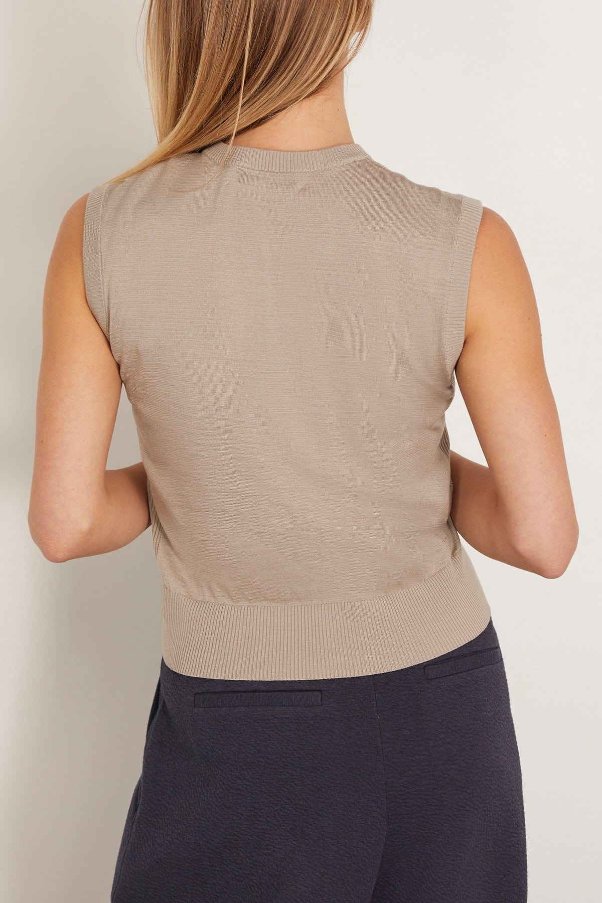 Togo Top in Light Grey - 4