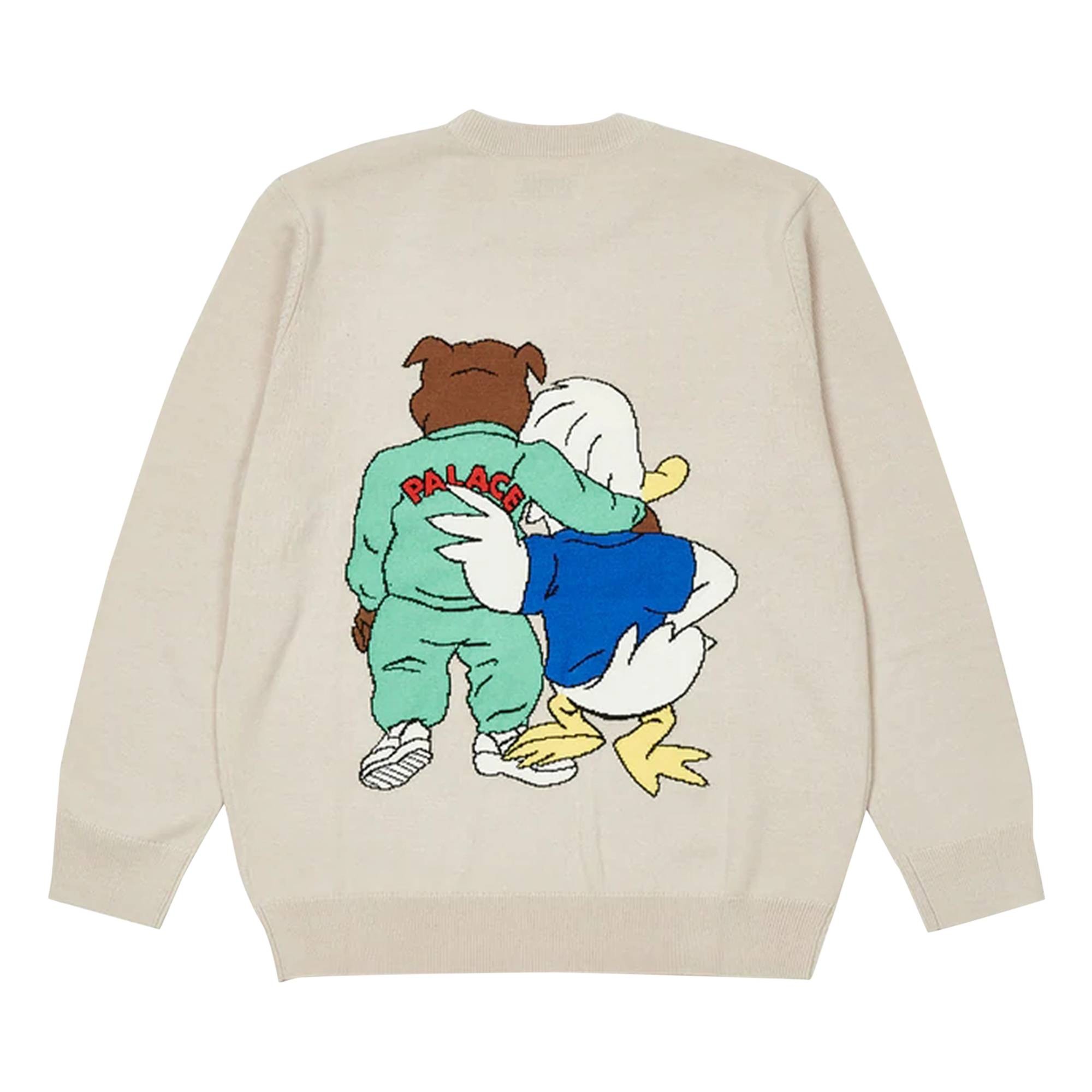 Palace Dog And Duck Knit 'Cream' - 2