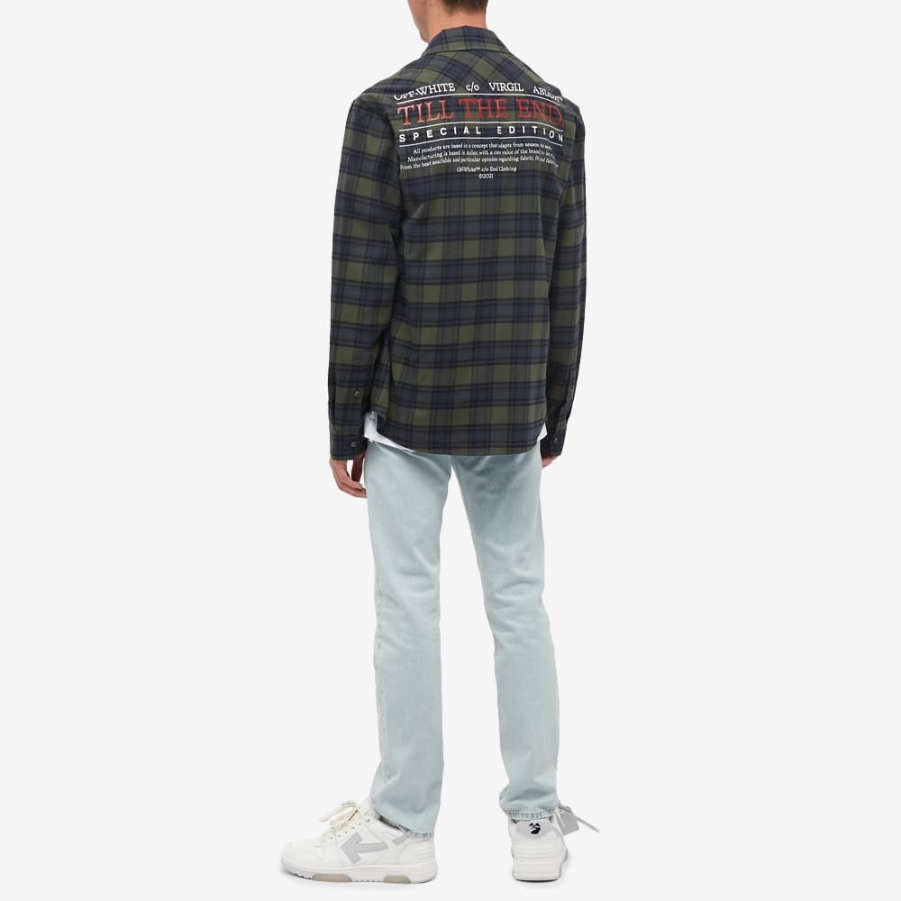 END. x Off-White Till The End Flannel Shirt - 6