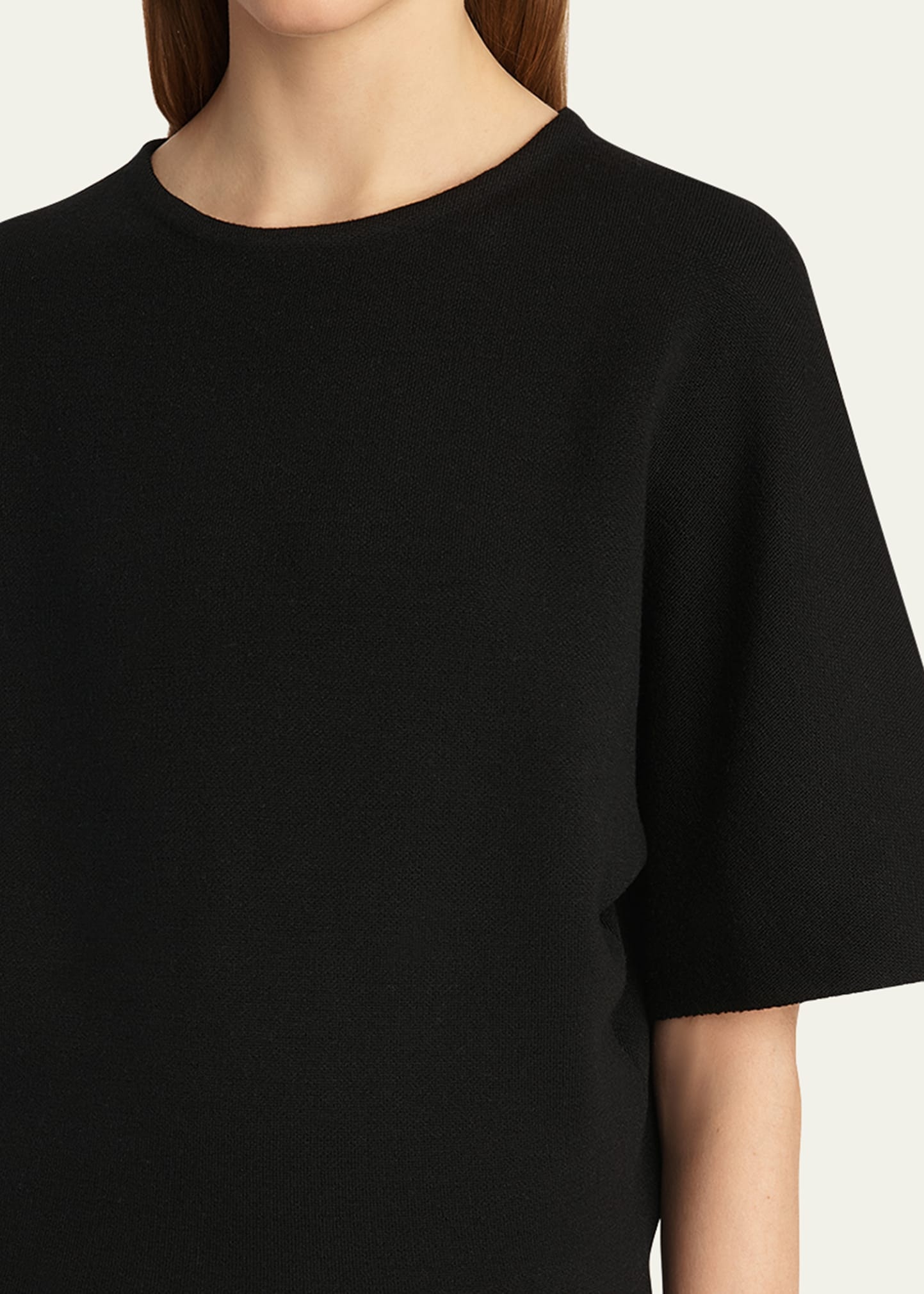 Warren Elbow-Sleeve Wool-Blend Top - 5