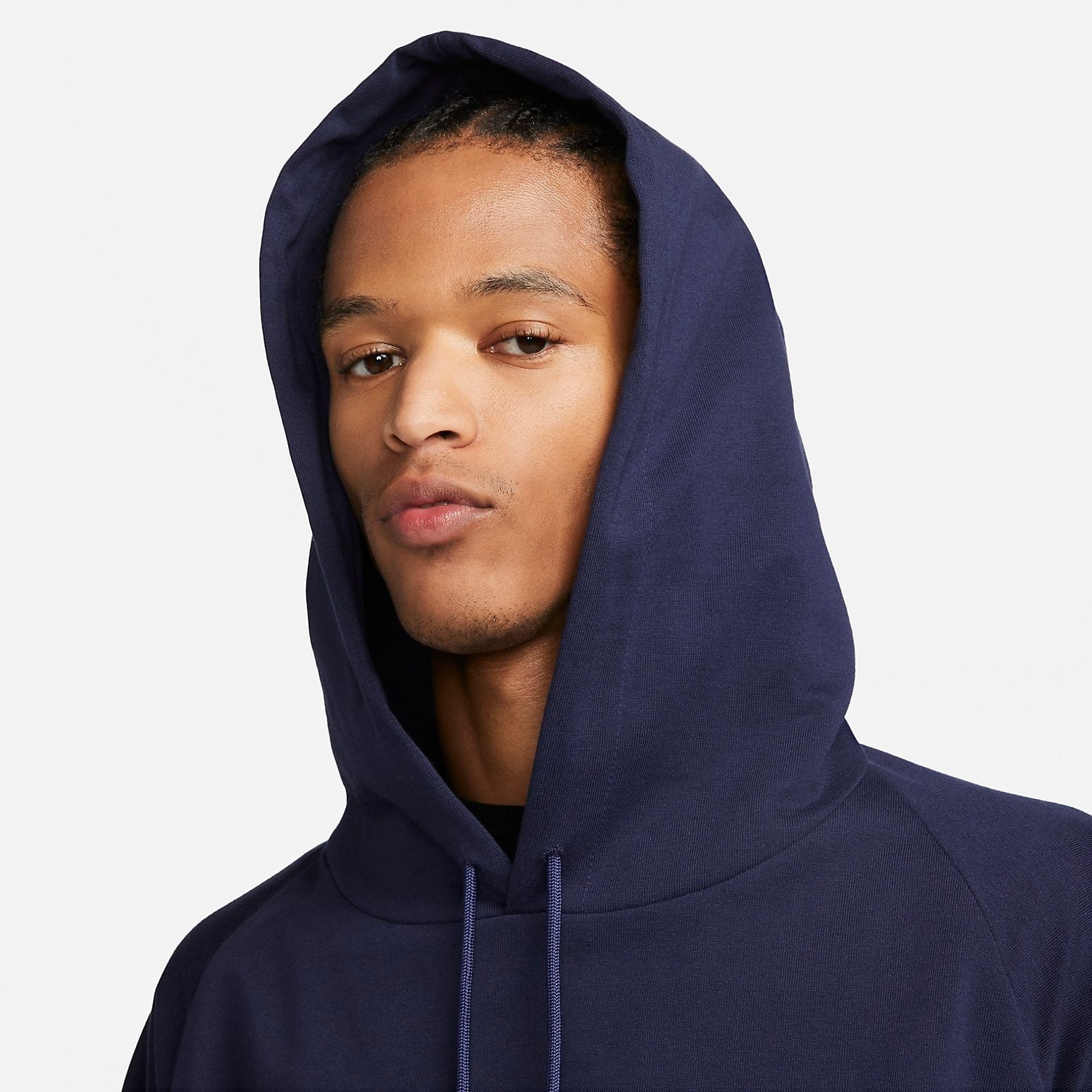 Nike Knit Hoodie 'Midnight Navy' DR5406-410 - 3