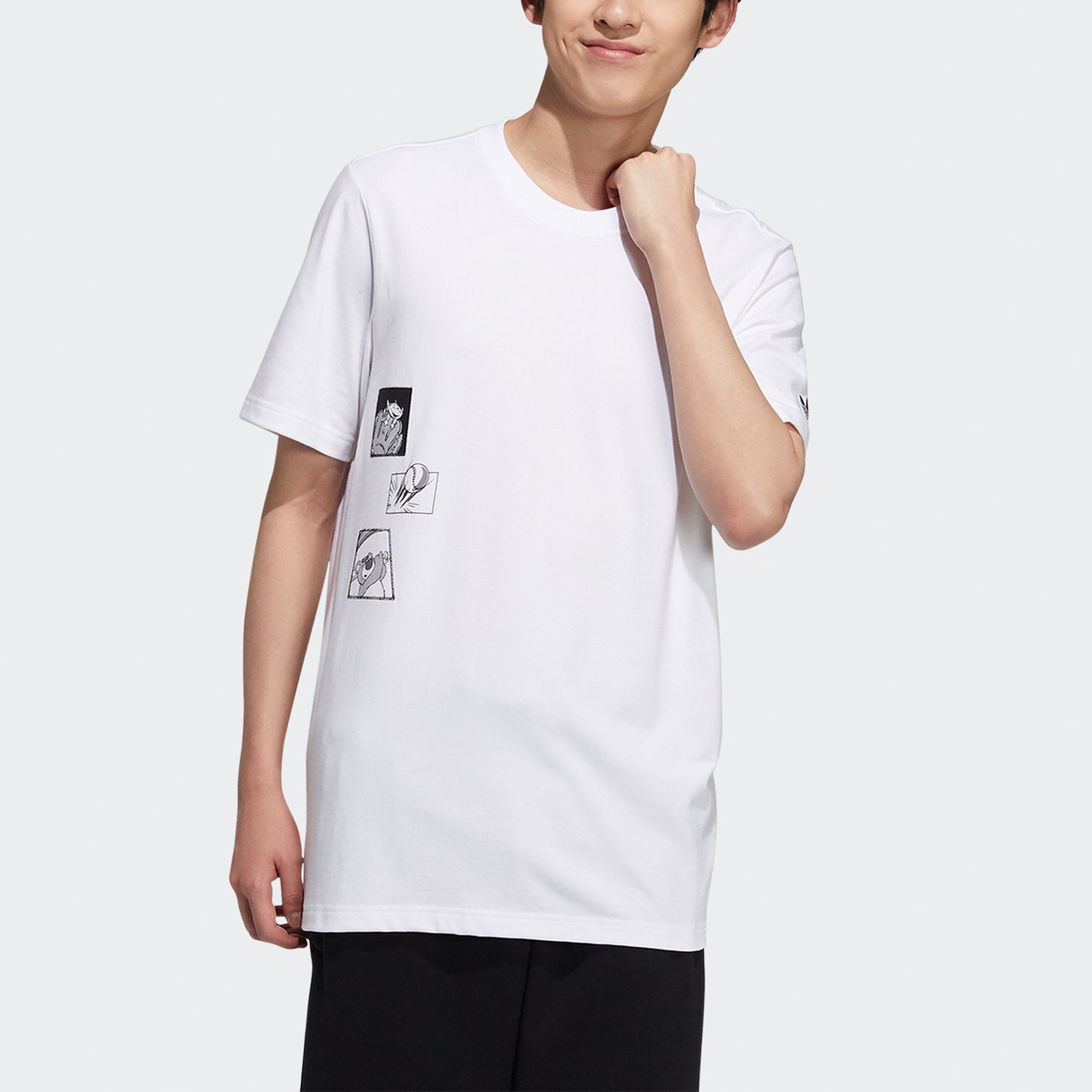 adidas adidas originals x Disney Manga Ss Tee 4 Sports Short Sleeve Men ...