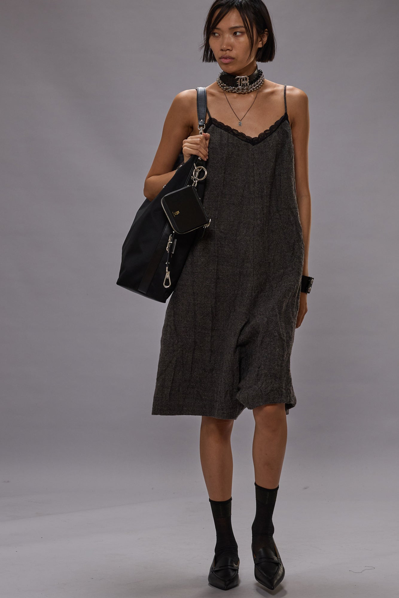 LACE TRIMMED ROMPER - 2