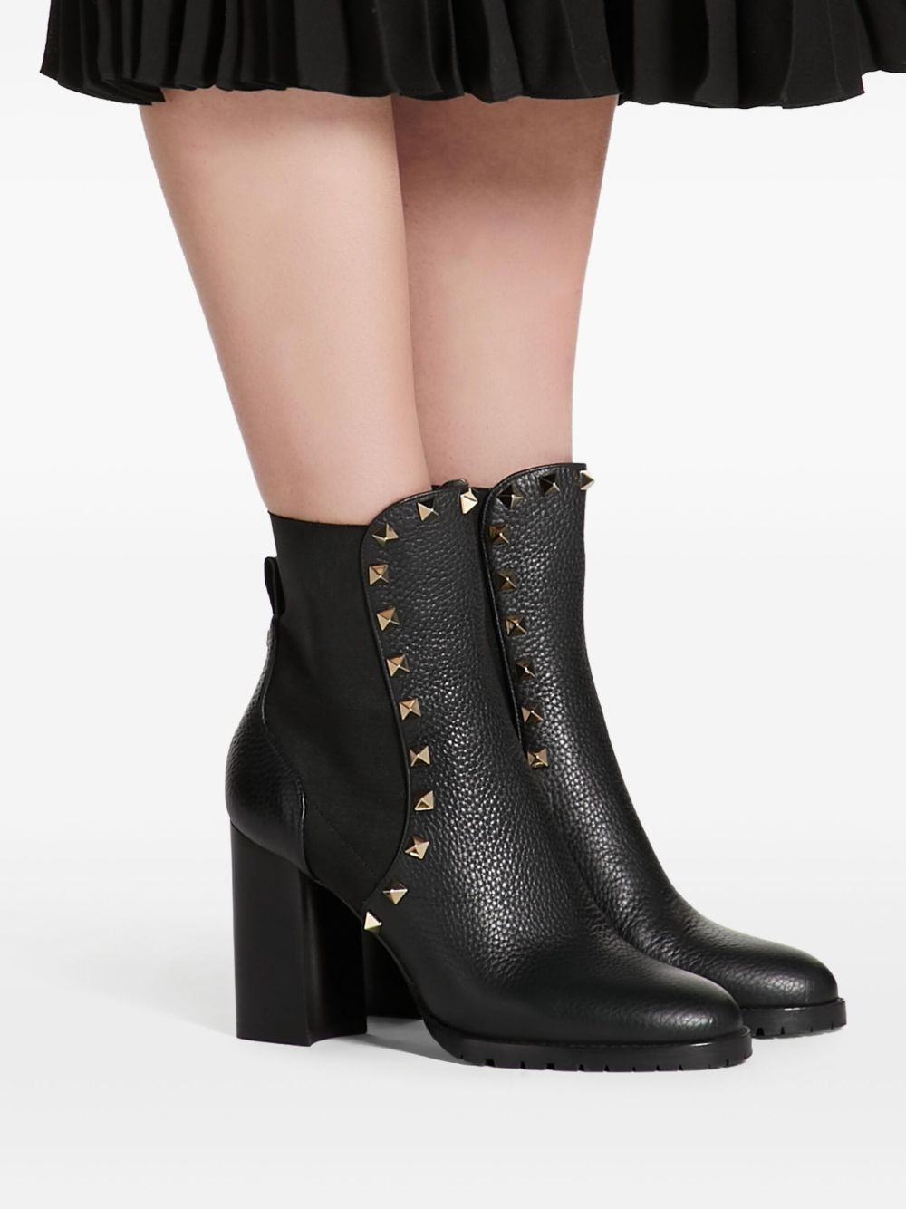 Rockstud ankle boots - 6