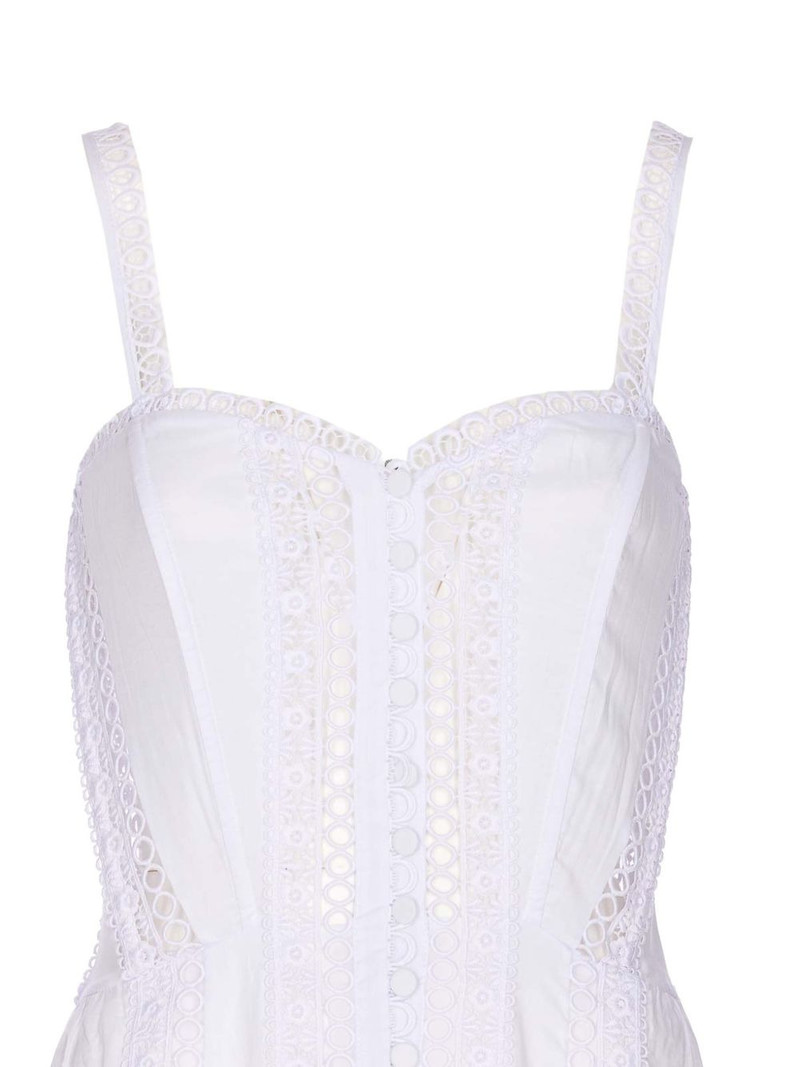 Dafelle lace button maxi dress 4