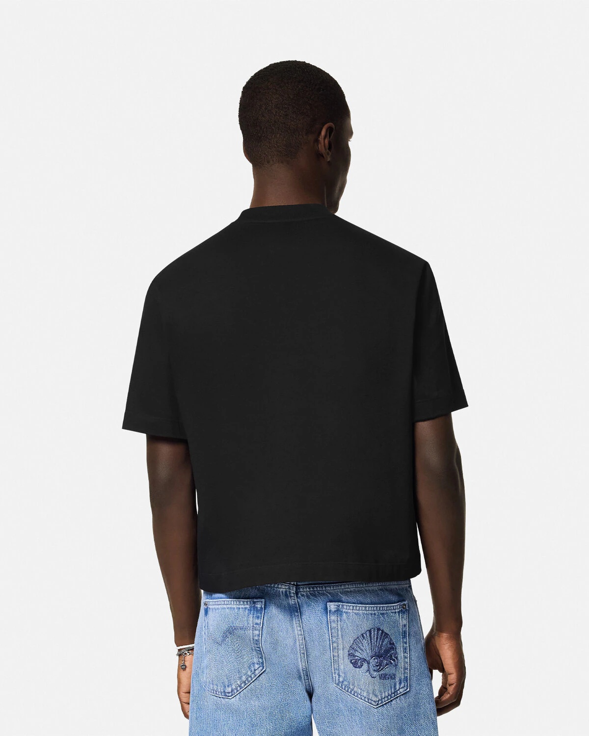 Embroidered Medusa Milano T-Shirt - 5