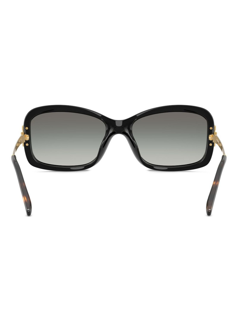 embellished-temples geometric sunglasses 4