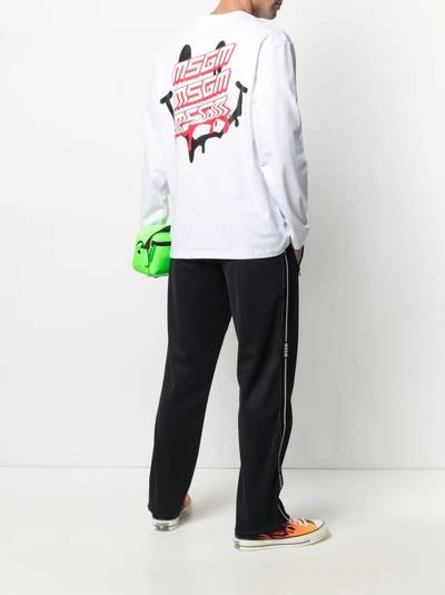 MSGM logo-print sweatshirt outlook