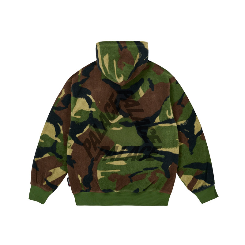 PALACE POLARTEC P3 HOOD WOODLAND CAMO outlook