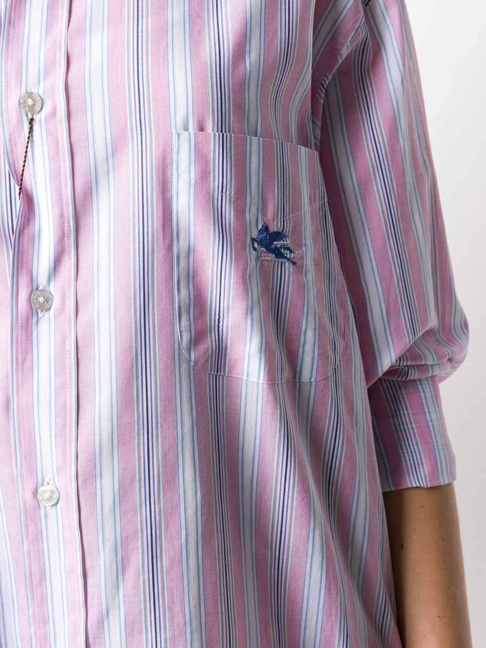 cotton striped shirt - 5