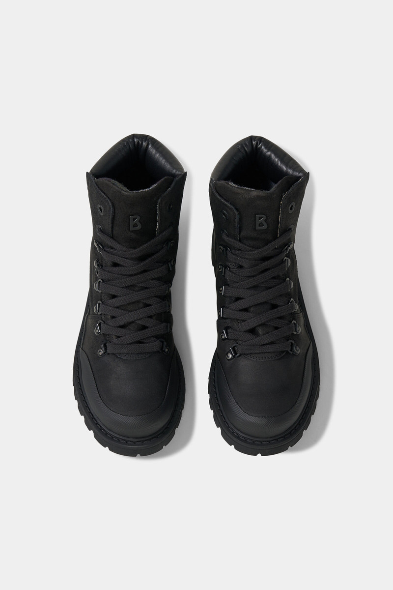 Mid Boots Helsinki with spikes in Black 6