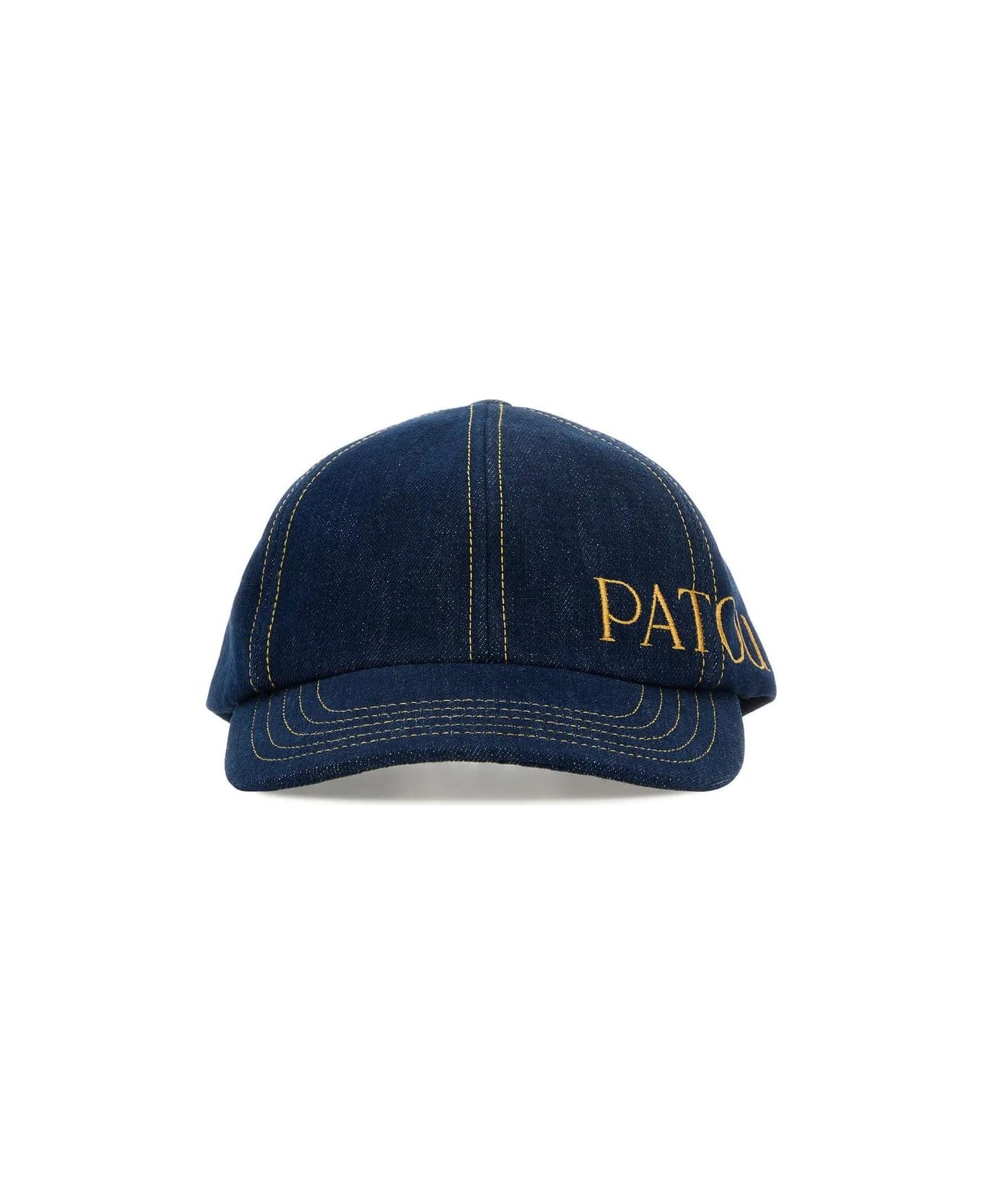 Blue Denim Baseball Cap - 1
