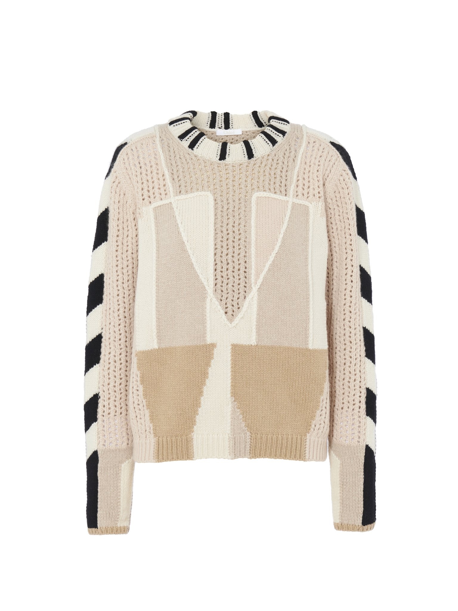 GRAPHIC KNIT SWEATER - 1