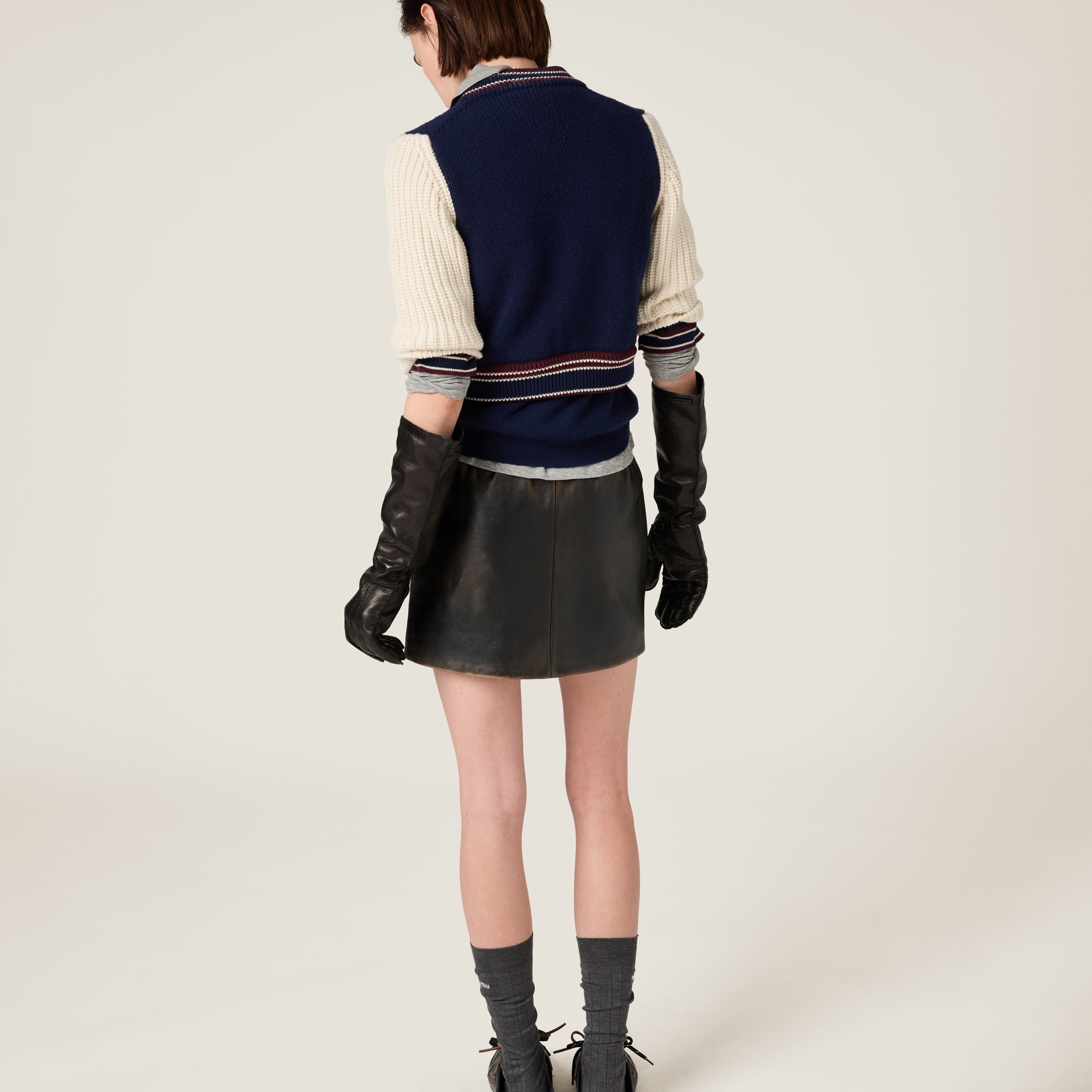 Nappa leather skirt - 3