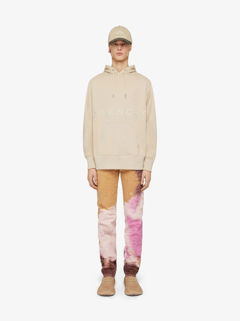 Givenchy HOODIE IN GIVENCHY 4G EMBROIDERED FELPA outlook