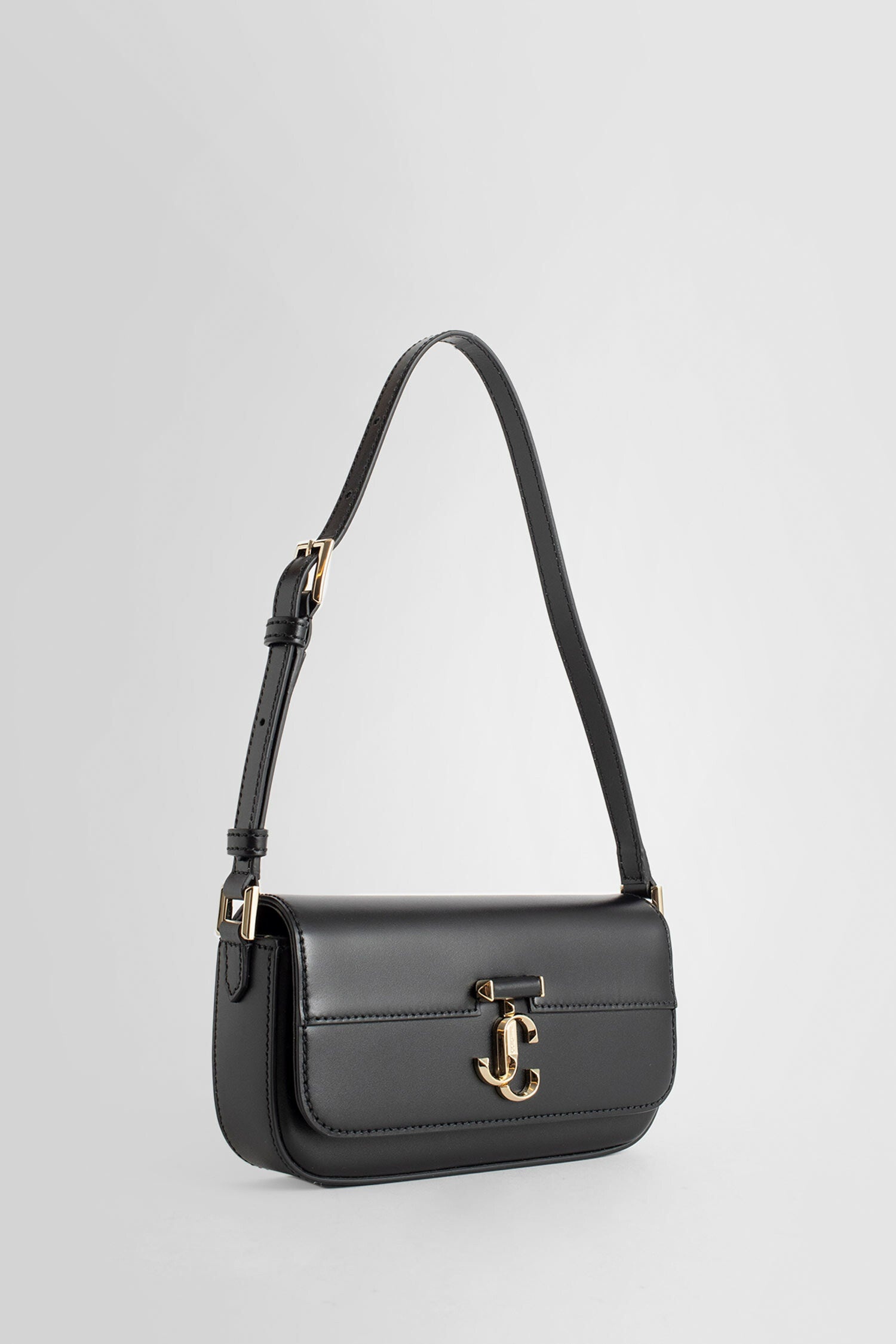 JIMMY CHOO WOMAN BLACK SHOULDER BAGS - 2