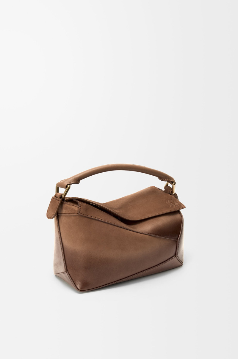 Small Puzzle Edge bag in gradient patent nubuck 4