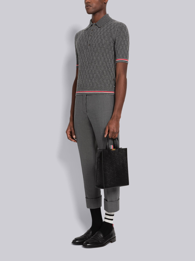 Pebble Grain Leather Small Multifunctional Backpack 6