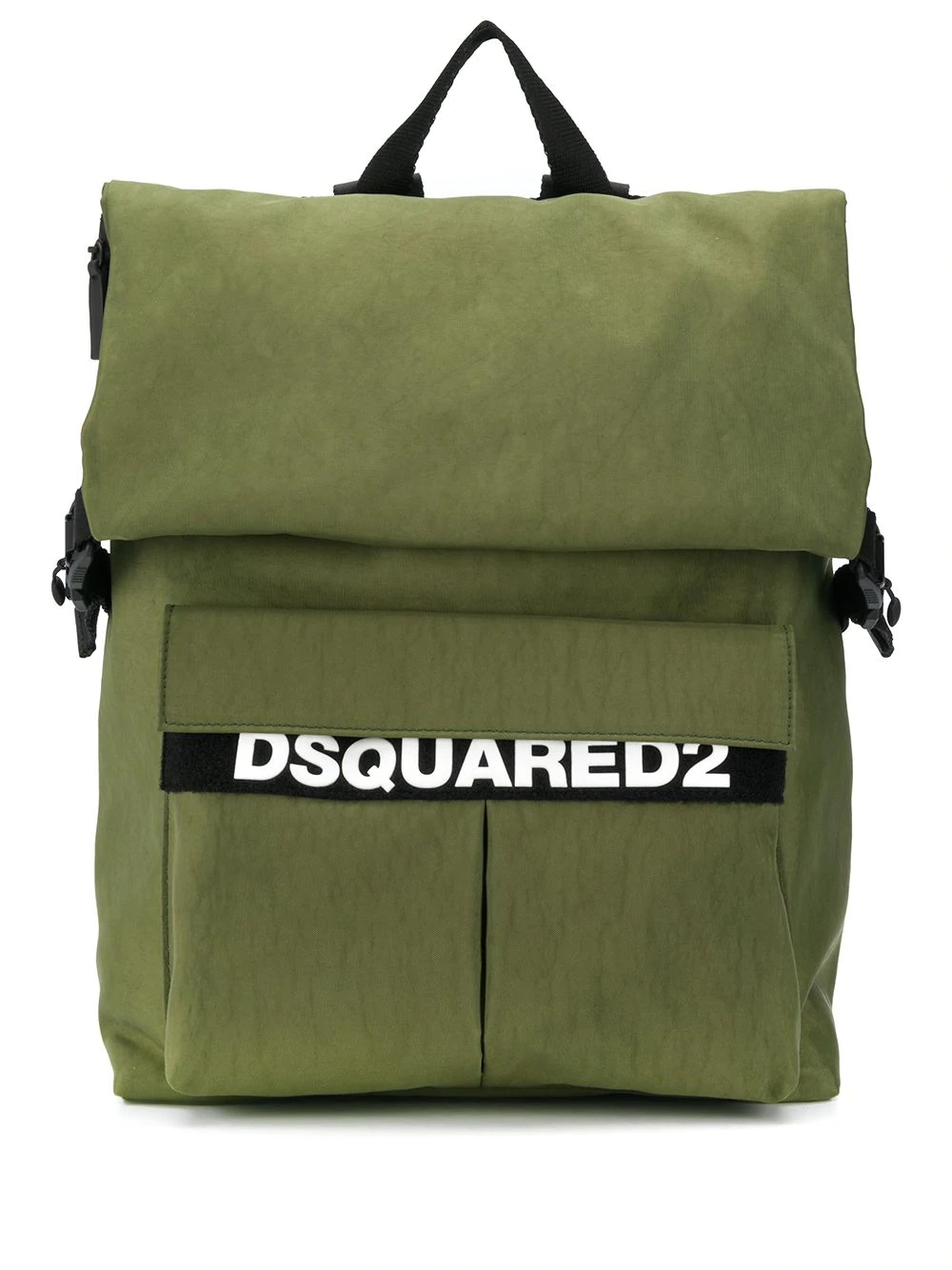 fold-down backpack with buckle fastening - 1