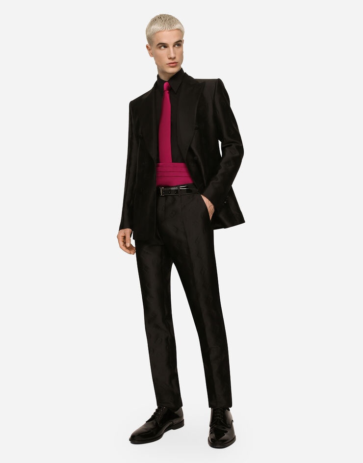 Double-breasted Sicilia-fit tuxedo suit with DG monogram - 7