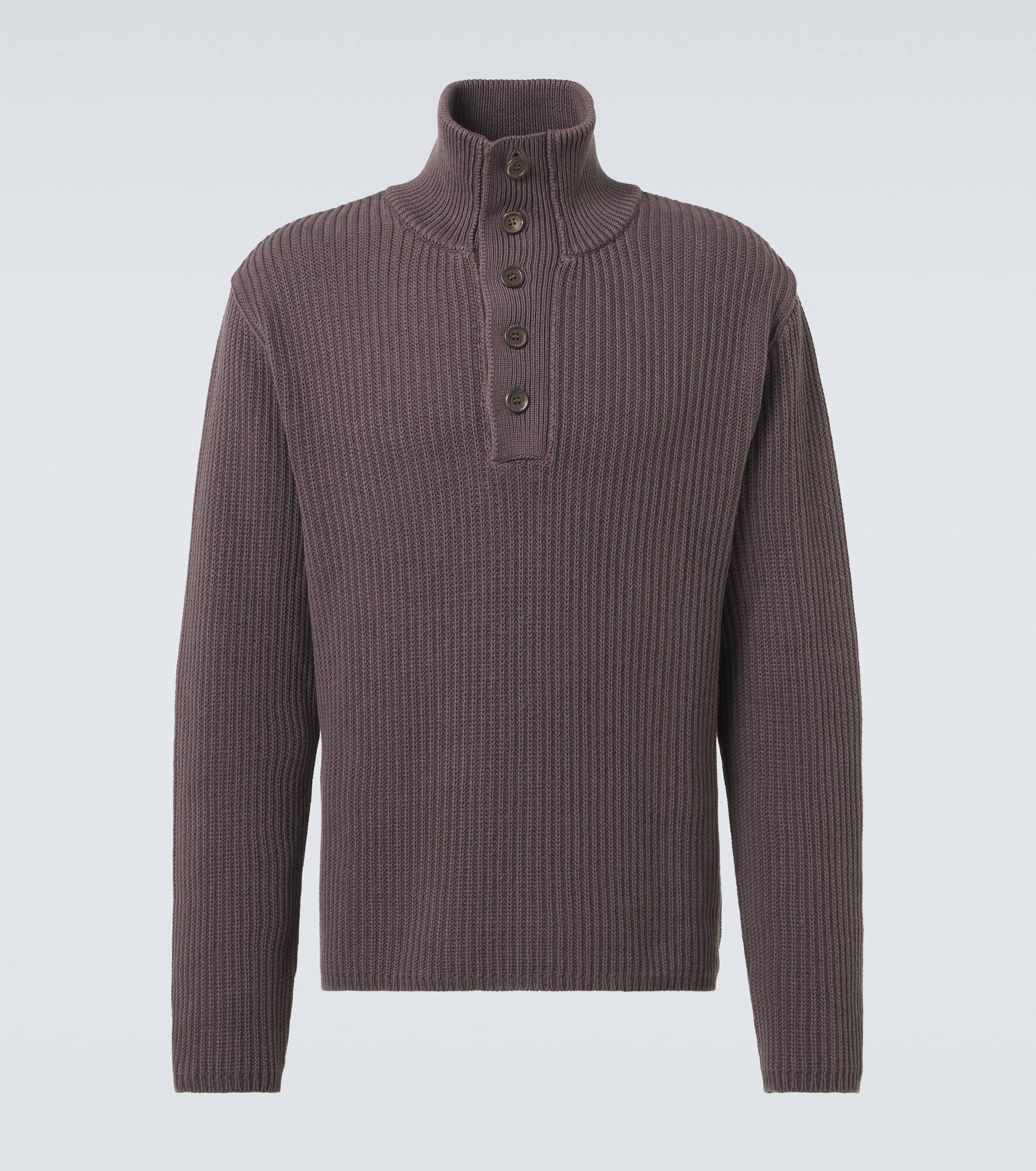 Navigator cotton polo sweater - 1