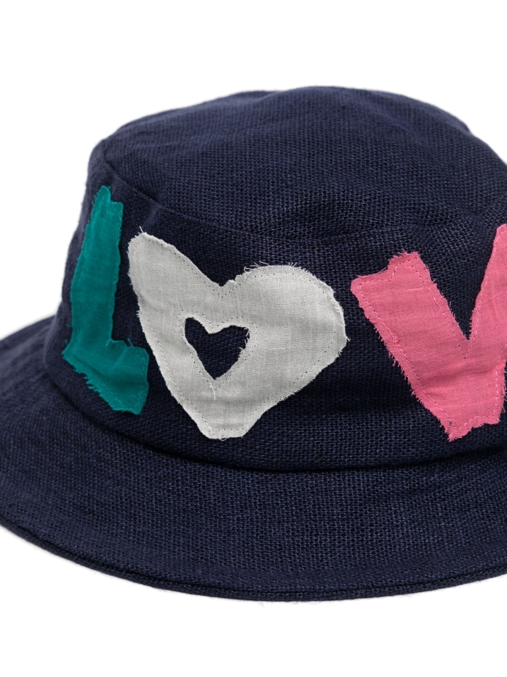 love-patchwork bucket hat - 2