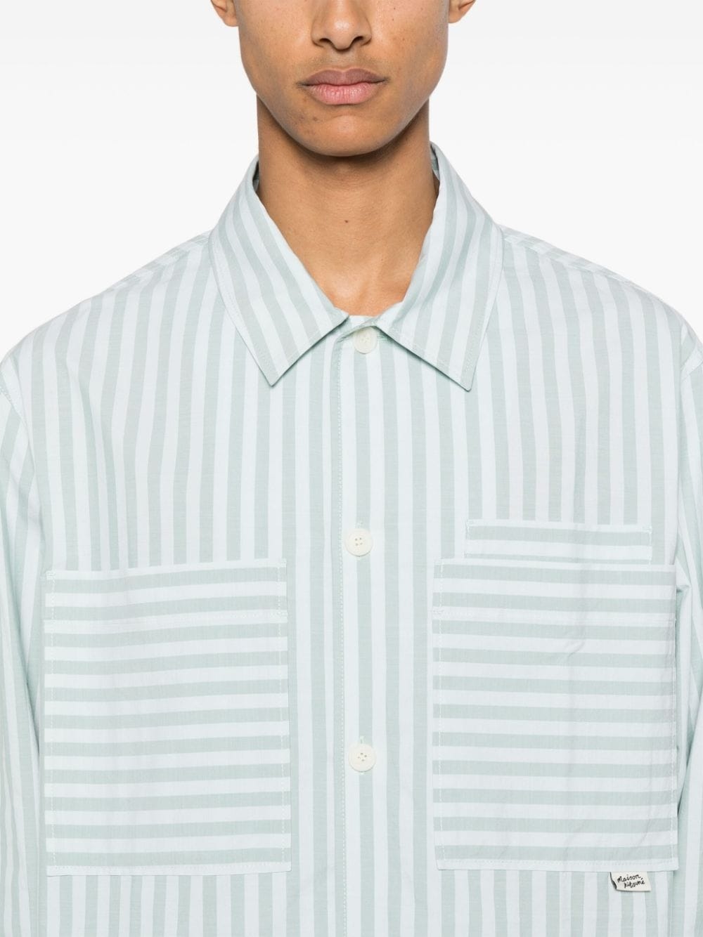 striped cotton shirt - 5