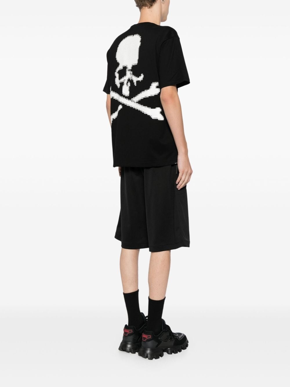 micro skull boxy T-shirt - 4
