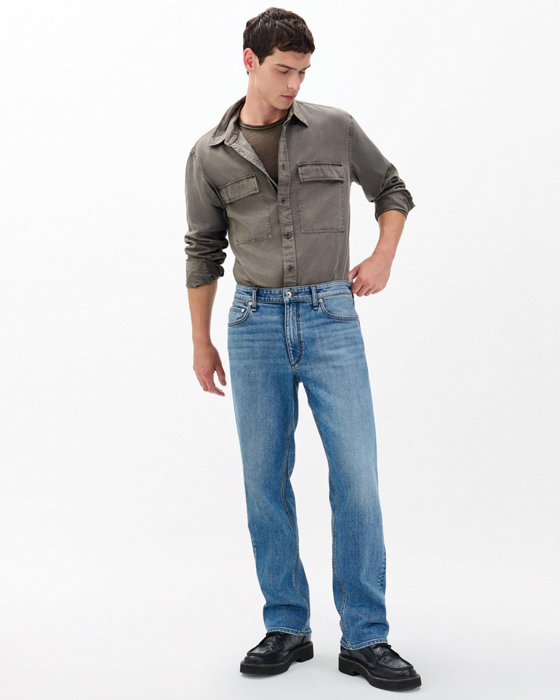 Fit 4 Straight Jeans Authentic Stretch in Damian 2